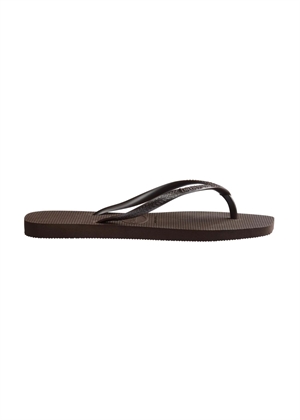 Hav. Slim Square sandal Dark Brown Havaianas